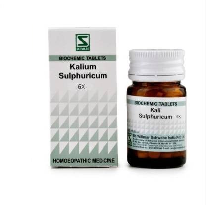 Dr Willmar Schwabe India Kali Sulphuricum Biochemic Tablet 6X